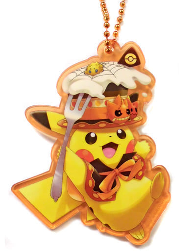 Pikachu Pokemon Acrylic Charm Collection We Are Team Treat! Pokemon Center Limited Charm [USED]