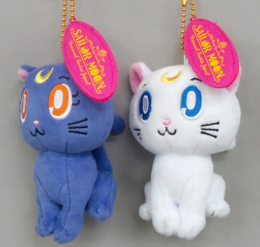 Lunar Artemis Sailor Moon the Miracle 4-D Mascot Keychain Universal Studios Japan Limited Set of 2 Key Chain [USED]