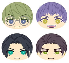 Chikage Utsuki, etc. A3! Omanjuu Niginigi Mascot 2.5 All 4 Types Set Key Ring [USED]