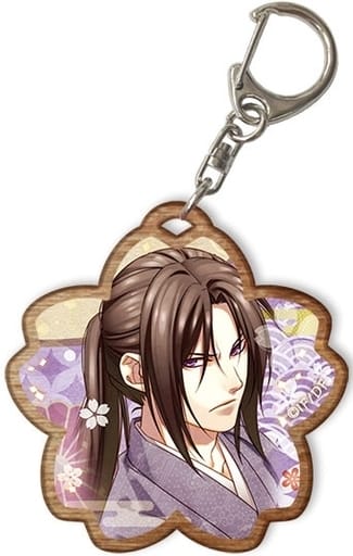 Toshizo Hijikata 02 Hakuouki: Yuugiroku Taishitachi no Daienkai Wooden Key Chain Key Chain [USED]