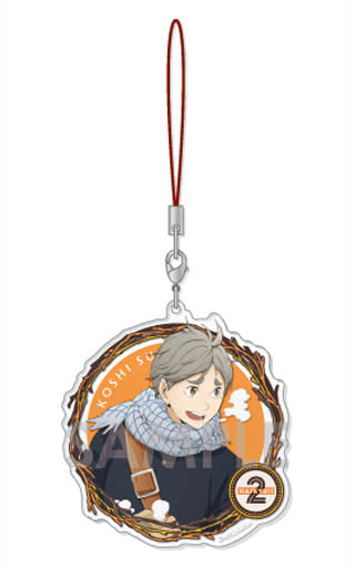 Koushi Sugawara Haikyu!! Charafeuille Acrylic Strap Autumn & Winter Key Chain [USED]