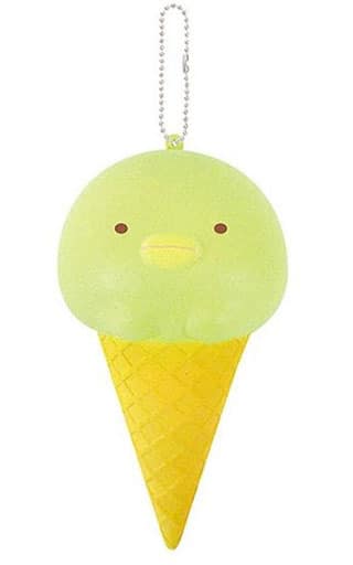 Penguins? Sumikko Gurashi Squeeze Key Ring [USED]