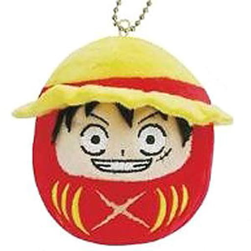 Monkey D. Luffy 01 One Piece Korokoro Daruma Mascot Key Chain [USED]