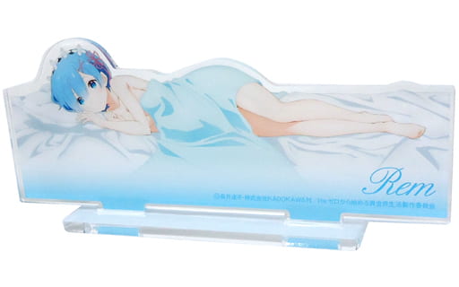 Rem Re:ZERO -Starting Life in Another World- Memory Snow Sleeping Together Acrylic Stand Theater Limited Acrylic Stand [USED]