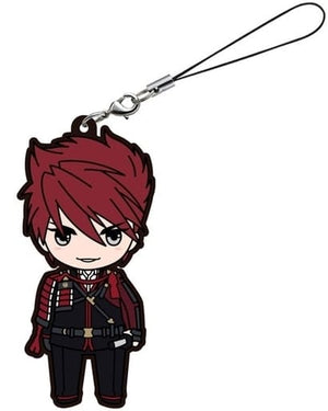 Okanehira Touken Ranbu ONLINE Potedan! Rubber Mascot No.4 Key Chain [USED]