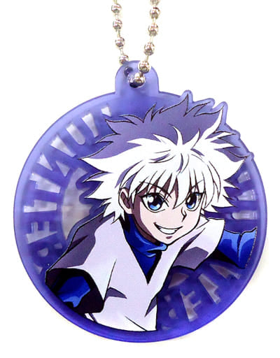 Killua Zoldyck Life Size Hunter x Hunter Acrylic Charms J-World Tokyo Limited Mini Game Genei Ryodan no Jouhou Nyushu Rally Participation Prize Charm [USED]