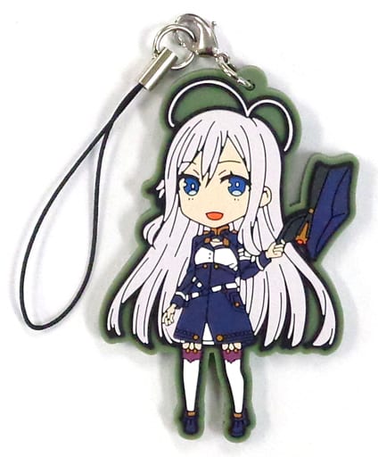 Reina 86 Dengeki Bunko 25th Anniversary Trading Rubber Strap Key Chain [USED]