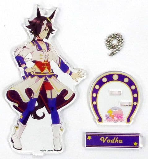 Vodka Umamusume: Pretty Derby Trading Acrylic Stand Key Chain 2nd Event Sound Fanfare! Limited Key Chain [USED]