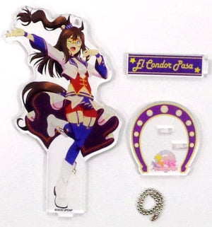 El Condor Pasa Umamusume: Pretty Derby Trading Acrylic Stand Key Chain 2nd Event Sound Fanfare! Limited Key Chain [USED]