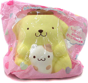 Pompompurin Sanrio Characters Squeeze Mascot Key Ring [USED]