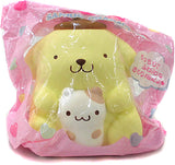 Pompompurin Sanrio Characters Squeeze Mascot Key Ring [USED]