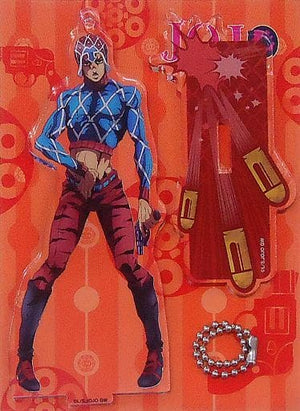 Guido Mista JoJo's Bizarre Adventure Part 5: Golden Wind Acrylic Stand Key Chain Lumine Limited Key Chain [USED]