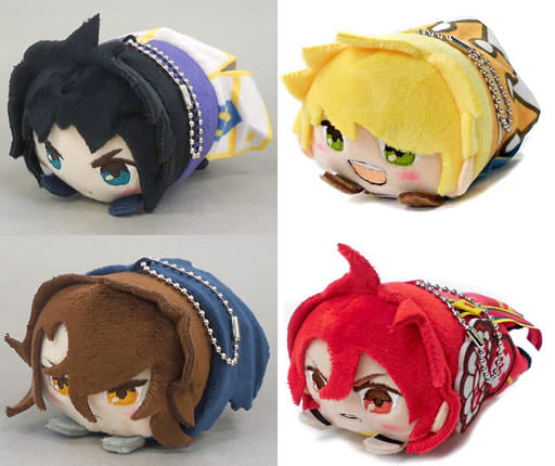 Percival, etc. GRANBLUE FANTASY Mochikororin Plush Mascot All 4 Types Set Plush Toys [USED]