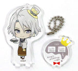 Gaku Yaotome IDOLiSH7 Trading Acrylic Stand Key Chain King Pudding Cafe Ver. animate cafe Limited Key Chain [USED]