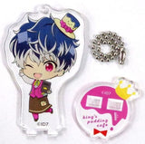 Momo IDOLiSH7 Trading Acrylic Stand Key Chain King Pudding Cafe Ver. animate cafe Limited Key Chain [USED]