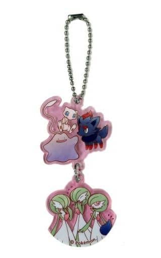 Mew Zorua Gardevoir Pokemon Double Acrylic Charm Collection Metamon da Mon Pokemon Center Limited Charm [USED]