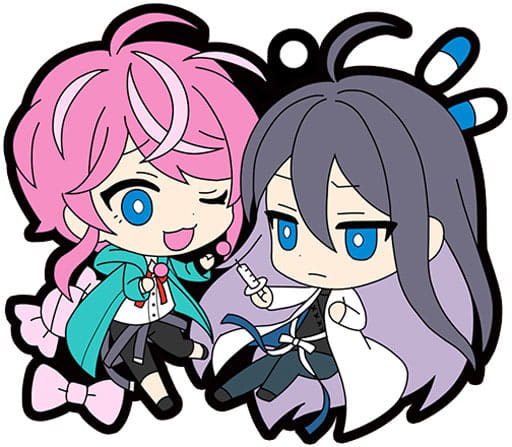 Ramuda Amemura Jakurai Jinguji Hypnosis Mic -Division Rap Battle- Buddycolle Rubber Mascot Vs Ver. Key Ring [USED]