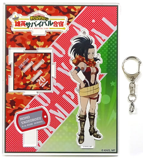 My Hero Academia Momo Yaoyorozu Acrylic Stand Keychain Special Event Yuei Survival Training Camp Limited Keychains [USED]