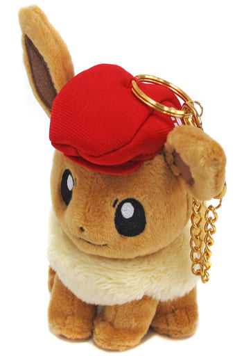 Eevee Pokemon Mascot Pokemon Cafe Limited Exclusive Products for Pre-Order Key Chain [USED]