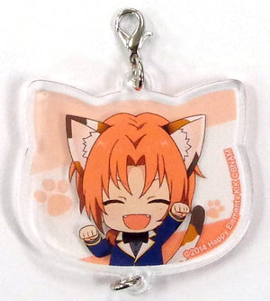 Leo Tsukinaga SD Ensemble Stars! Cat Shaped Acrylic Charm Collection C Namja Town: Cat Festival Limited Charm [USED]