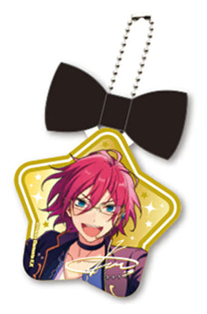 Ibara Saegusa Ensemble Stars! Shiny Gold Acrylic Key Chain Bbox Key Chain [USED]