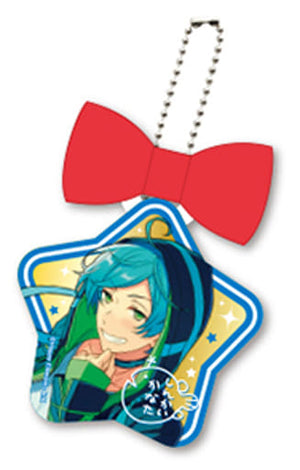 Kanata Shinkai Ensemble Stars! Shiny Gold Acrylic Keychain Dbox Key Chain [USED]