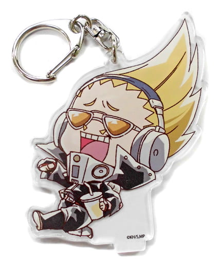 Present Mic My Hero Academia Chara Dri!! Pro Hero Acrylic Keychain Collabo Cafe Honpo Limited Key Chain [USED]