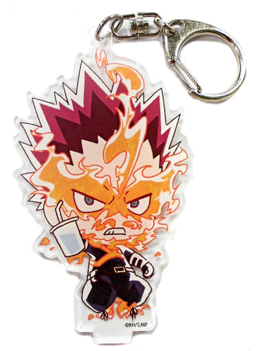 Endevor My Hero Academia Chara Dri!! Pro Hero Acrylic Keychain Collabo Cafe Honpo Limited Key Chain [USED]