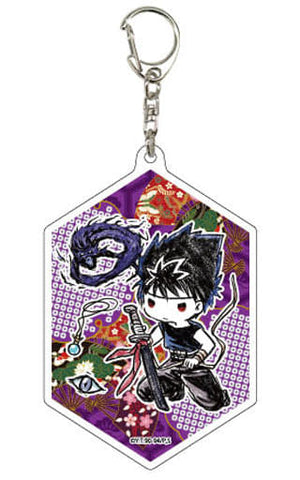 Hiei Yu Yu Hakusho Graph Art Design Acrylic Key Chain 03 Key Chain [USED]