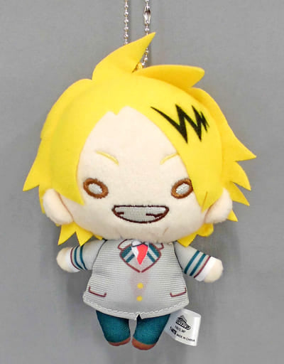 My Hero Academia Denki Kaminari Uniform Nitotan Plush Toy with Ball Chain Jump Festa 2018 Limited Plush [USED]