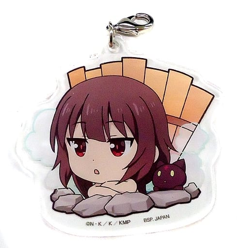 Megumin Bath KonoSuba God's Blessing on this Wonderful World! Ichiban Kuji Sa Watashito Issho ni Bakuretsudo o Ayumojanaidesuka! Acrylic Charms Prize D Charm [USED]
