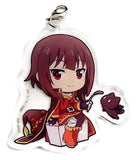 Megumin Sitting KonoSuba God's Blessing on this Wonderful World! Ichiban Kuji Sa Watashito Issho ni Bakuretsudo o Ayumojanaidesuka! Acrylic Charms Prize D Charm [USED]