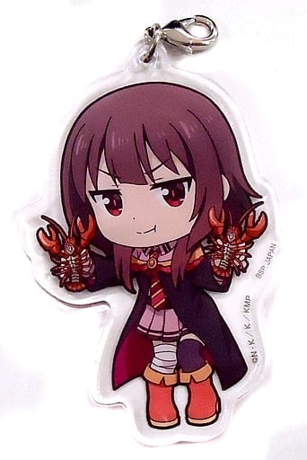 Megumin Crayfish KonoSuba God's Blessing on this Wonderful World! Ichiban Kuji Sa Watashito Issho ni Bakuretsudo o Ayumojanaidesuka! Acrylic Charms Prize D Charm [USED]