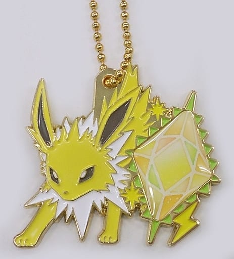 Jolteon Pokemon Ichiban Kuji Eievui & Crystal Drops Metal Charm Prize G Charm [USED]