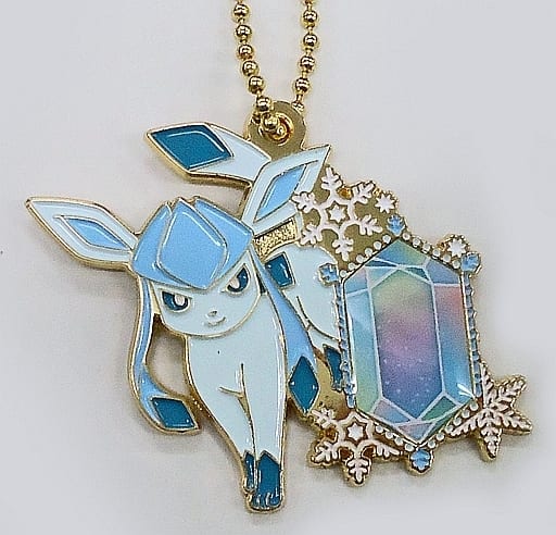 Glaceon Pokemon Ichiban Kuji Eievui & Crystal Drops Metal Charm Prize G Charm [USED]