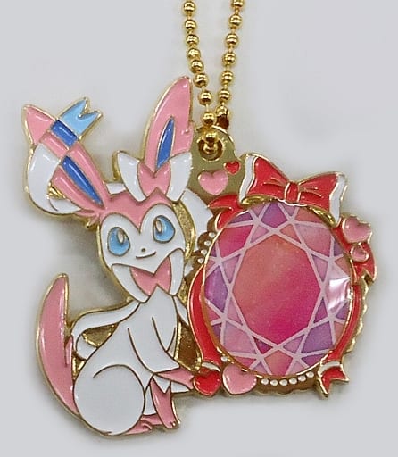 Sylveon Pokemon Ichiban Kuji Eievui & Crystal Drops Metal Charm Prize G Charm [USED]