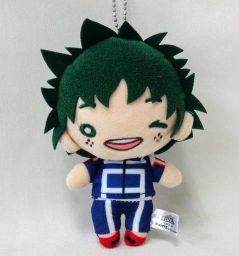 Izuku Midoriya Gym Suit My Hero Academia Nitotan Plush Toy with Ball Chain Jump Shop Limited Key Chain [USED]
