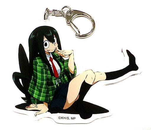 My Hero Academia Tsuyu Asui Big Acrylic Keychain Cozy Hanten Series Jump Festa 2019 Limited Keychains [USED]