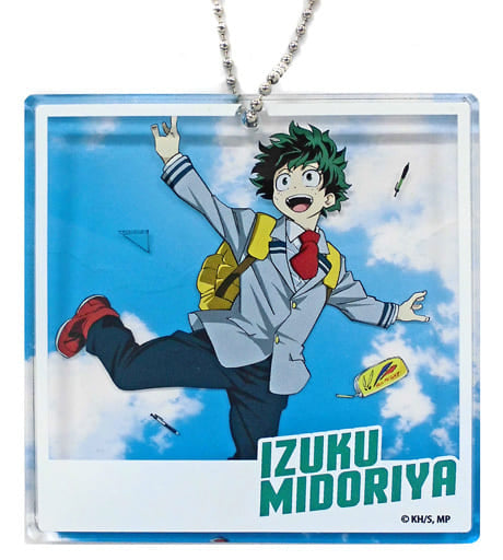 My Hero Academia Izuku Midoriya Special Big Blocky Jump Festa 2019 Limited Omikuji Super Great Good Luck, Great Good Luck, Great Misfortune, Super Great Misfortune Prize Keychains [USED]