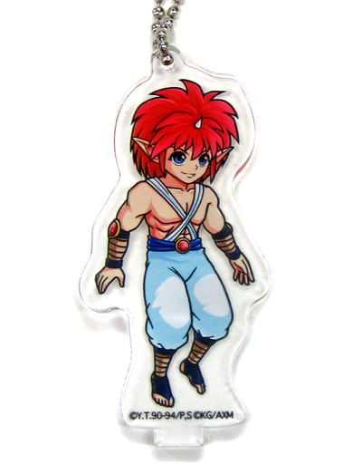 Jin Yu Yu Hakusho 100% Maji Battle Acrylic Stand Key Chain Ankoku Bujutsukai-hen Jump Festa 2019 Limited Key Chain [USED]