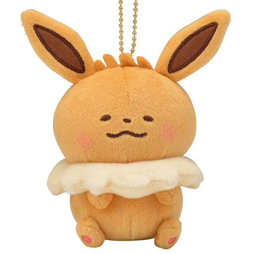 Eevee Pokemon Pokemon Yurutto Mascot Pokemon Center Limited Key Chain [USED]
