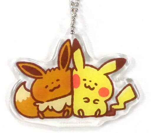 Pikachu Eevee Pokemon Pokemon Yurutto 2 Acrylic Charm Collection Pokemon Center Limited Charm [USED]