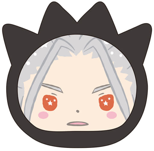 Nagisa Ran BAD BADTZ-MARU Ensemble Stars! X Sanrio Characters Omanjuu Niginigi Mascot Key Ring [USED]