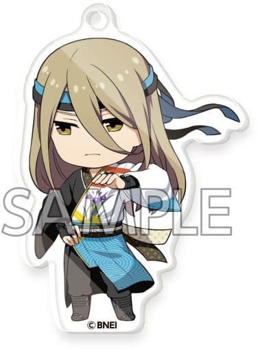 Koron Chris THE IDOLM@STER SideM Eformed Kime!tto Acrylic Ball Chain Kafuenbu Festival Key Ring [USED]