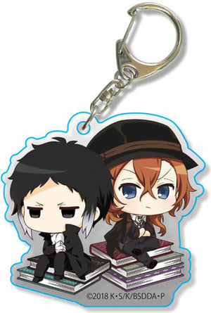 Akutagawa Nakahara Bungo Stray Dogs DEAD APPLE Nayamun Acrylic Key Chain Key Chain [USED]