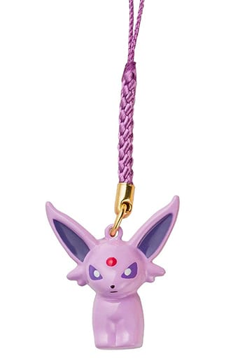 Espeon Pokemon Bell Netsuke Pokemon Center Limited Key Chain [USED]