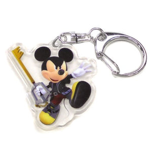 King Mickey Mouse Kingdom Hearts 3 Acrylic Key Chain Tokyo Skytree: Tower of Radiance & Shadow Limited Key Chain [USED]