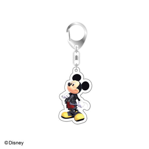 King Mickey Mouse Kingdom Hearts 3 Acrylic Key Chain Key Chain [USED]