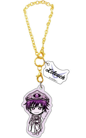 Lelouch Lamperouge Code Geass: Lelouch of the Rebellion Acrylic Key Chain Key Chain [USED]