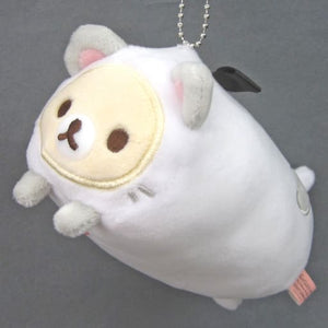 Korilakkuma Cat Rirakkuma Mochimochi Utsubuse Plush Toy with Ball Chain Plush Toys [USED]